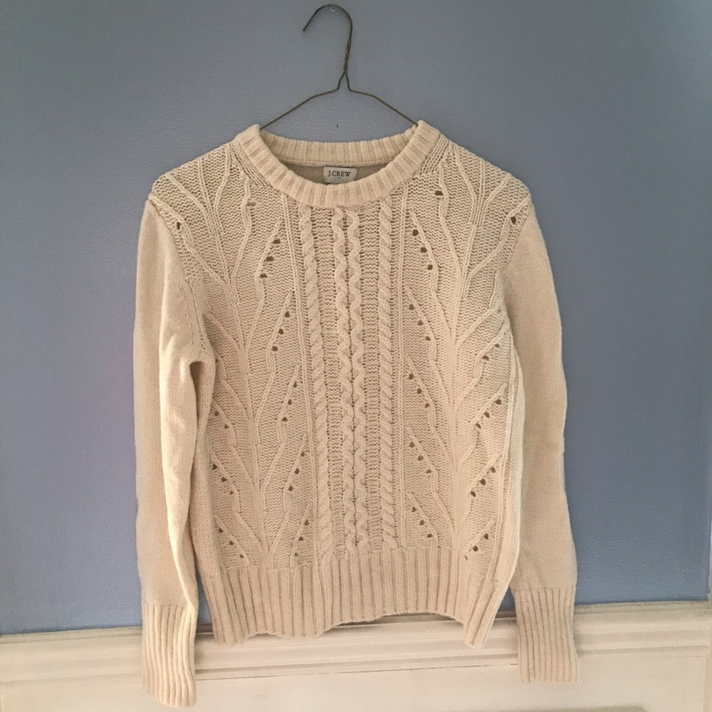 *NEVER WORN* J. Crew Cable Knit Sweater